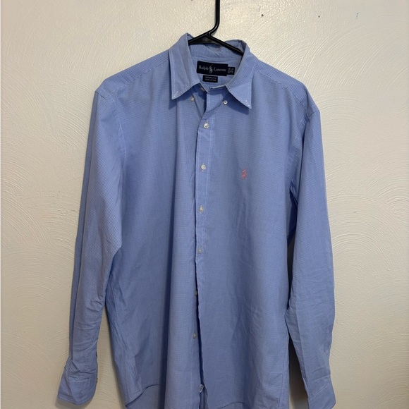 Polo Ralph Lauren Other - Ralph Lauren Yarmouth Blue Gingham Button Down Shirt Men’s 15.5 34/35